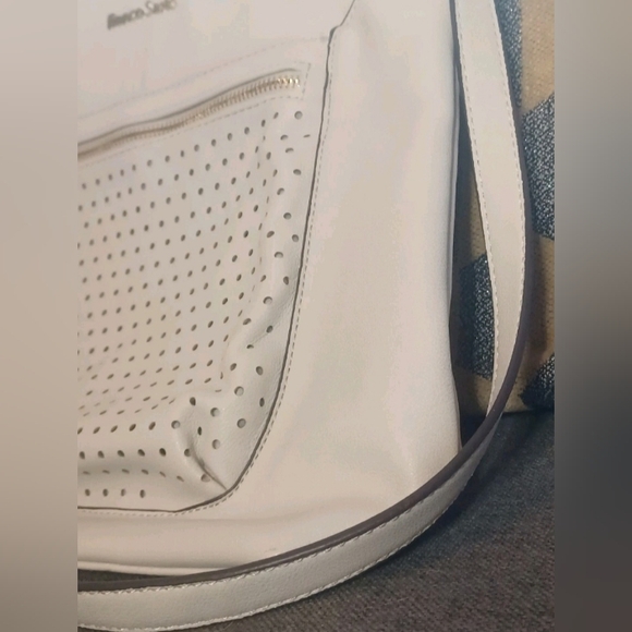 Franco Sarto White Crossbody Purse 🤍💫✨️ 12"×12" - Picture 9 of 14